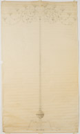 Bleistiftzeichnung 190x110 cm, 1939 „Standleuchter“