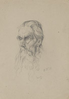 Portrait, 1912, Bleistiftzeichnung 46x33cm
