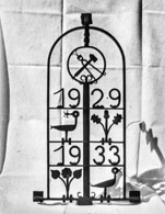 Grabzeichen<br />Schmiedesymbol 1933