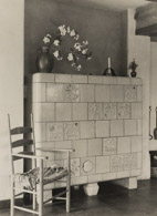 Kachelofen mit Kacheln von Siegfried Prütz ca.1932