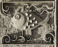 Geländer am Maschsee Hannover , Detail ca. 1932