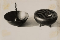 Korkenzieher, Stövchen ca. 1930