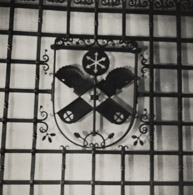 Gitter mit Wappen, Detail ca.1938